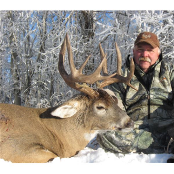 6-day Alberta Northwestern White-tailed Deer Hunt for One Hunter