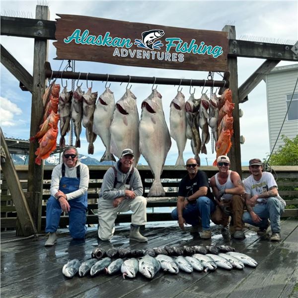 4-day/5-night Alaska Fresh/Saltwater Fishing Package for Four Anglers