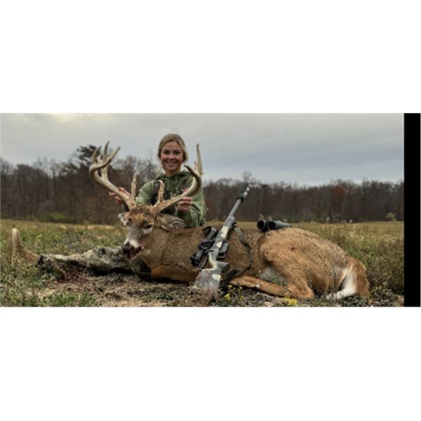 3-day Indiana Whitetail Deer up to 200 SCI hunt for One Hunter and One Non-hunter