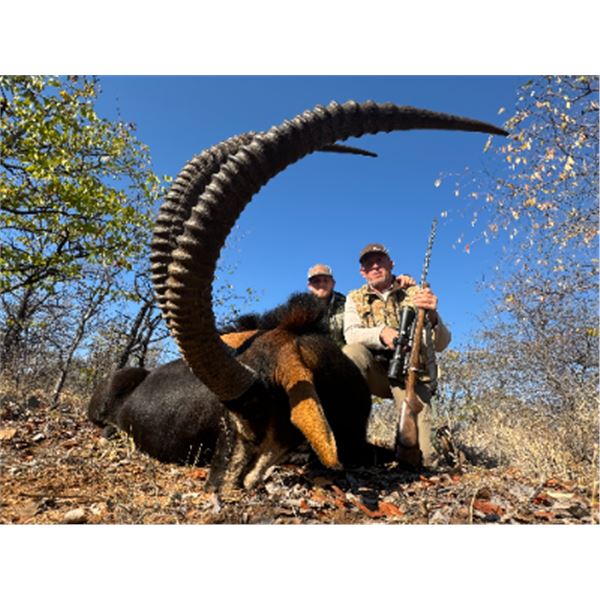 9-day South Africa Sable Hunt for Two Hunters
