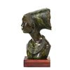 Image 4 : “Zulu Traditional” Green Verdite Sculpture by James Tandi