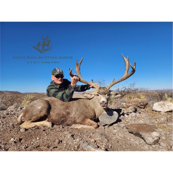 4-day Mexico Management Desert Mule Deer Hunt for Two Hunters