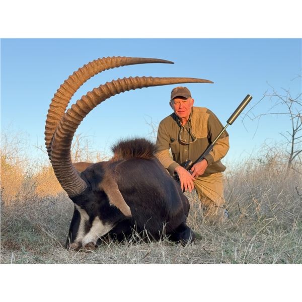 7-day South African Sable and Zebra Hunt for One Hunter and One Non-Hunter