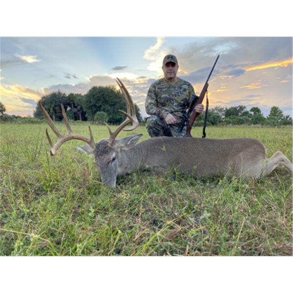 3-day Florida Whitetail Deer and Alligator Hunt with a Day of Fishing for Two Hunters and Two Non-Hu