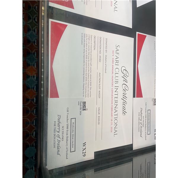 Gift Voucher $500 from Dubarry of Ireland