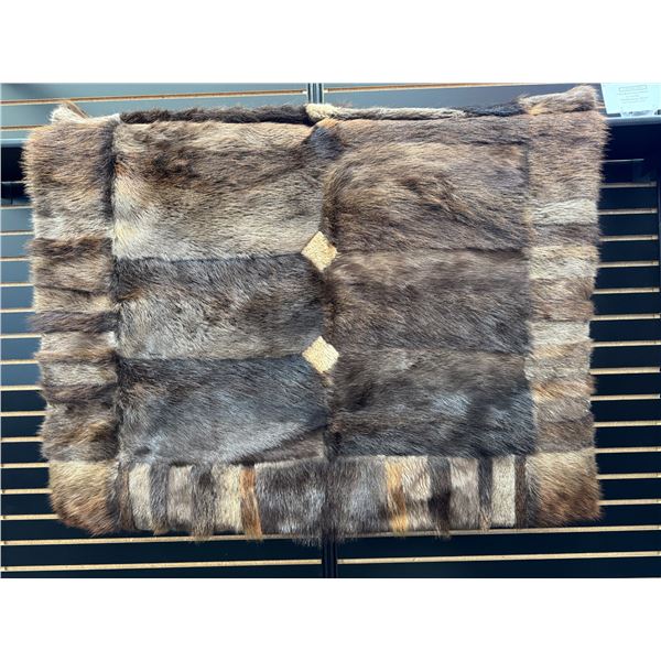 8-Skin Beaver Throw Blanket