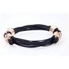 Image 1 : Synthetic Elephant Hair Bracelet with 14k Gold Fill Knots