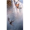 Image 1 : Fine Art Giclee on Canvas Titled "Zambezi Falls" by Andrew Ellis