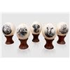 Image 1 : Collection of Ostrich Eggs with Engraving of The Big Five