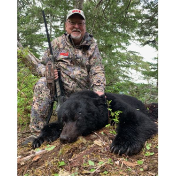 5-day Vancouver Island Coastal Black Bear Hunt for One Hunter With SCI's CEO Laird Hamberlin
