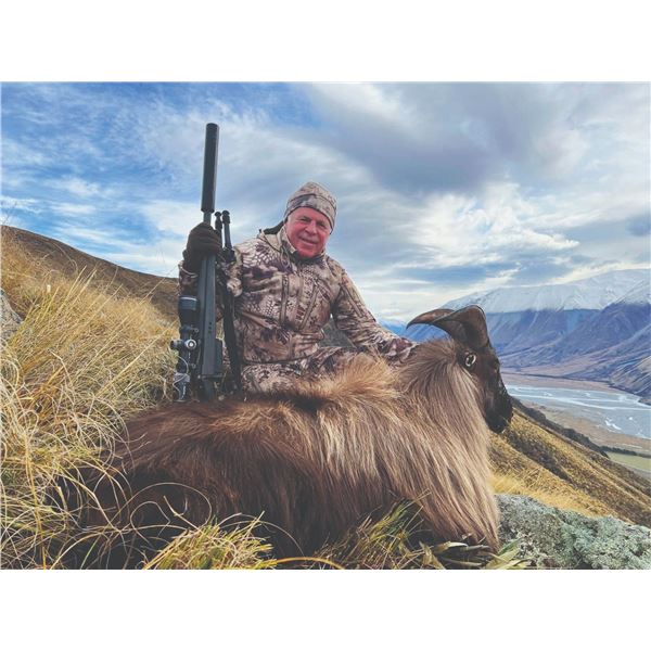 606 #PREM-06 Himalayan Bull Tahr Hunt for Two Hunters and Two Non-Hunters, New Zealand