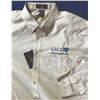 Image 1 : 790 #SLA-90 Upper back of shirt Exclusive Grand Slam Shirt (Khaki/Sand - Medium)