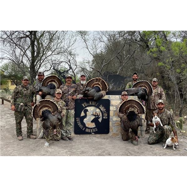 Rio Grande & Gould’s Turkey Combo Hunt for 1 in Mexico with Yukkutz Hunting