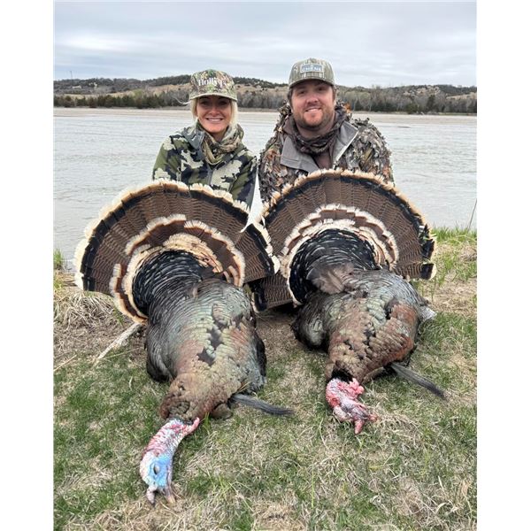 Nebraska Turkey Hunt for 2 with Mossy Pond Lodge