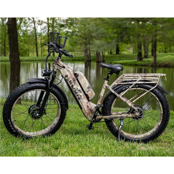 Camo Bush-E Bike Hedge Hog Dual Motor Electric Hunting Bike Package