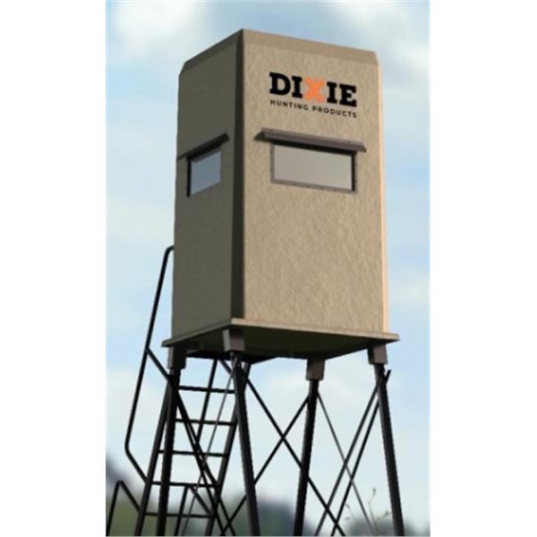 Dixie Blinds 4' x 4' Premium Fiberglass Deer Blind