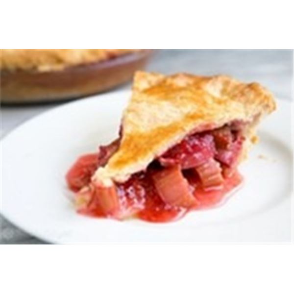 KEY AUCTION ITEM # 3 - Teresa Vaughn's Famous Rhubarb Pie
