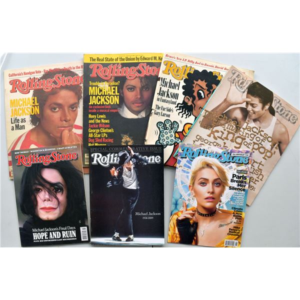 Rolling Stone Magazines featuring Michael Jackson
