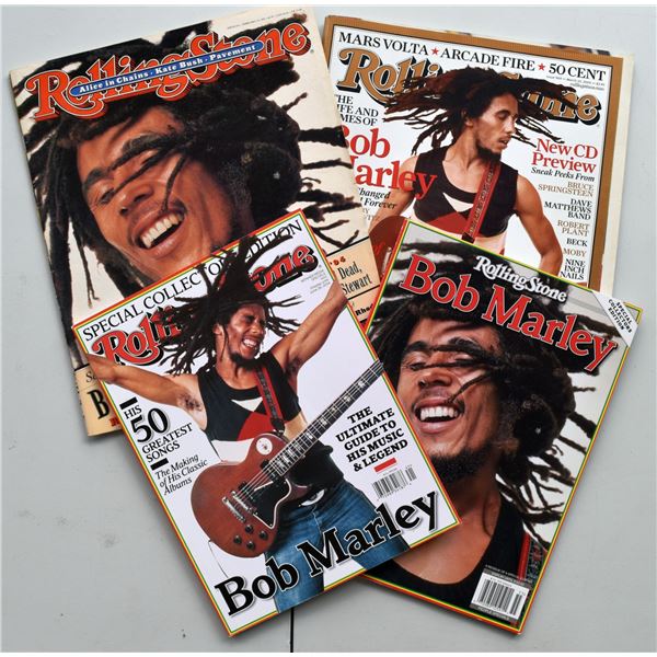 Rolling Stone Magazines featuring Bob Marley