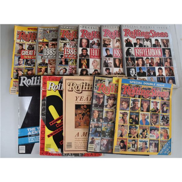Rolling Stone Magazine featuring Year in Review 1979-1989