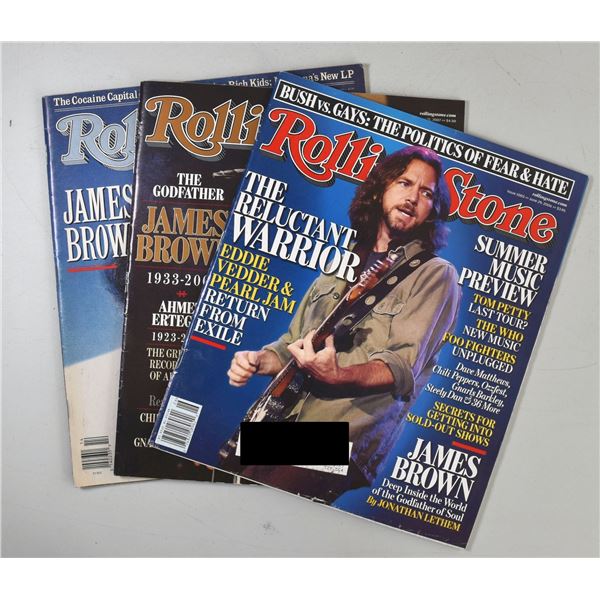 Rolling Stone Magazine featuring James Brown