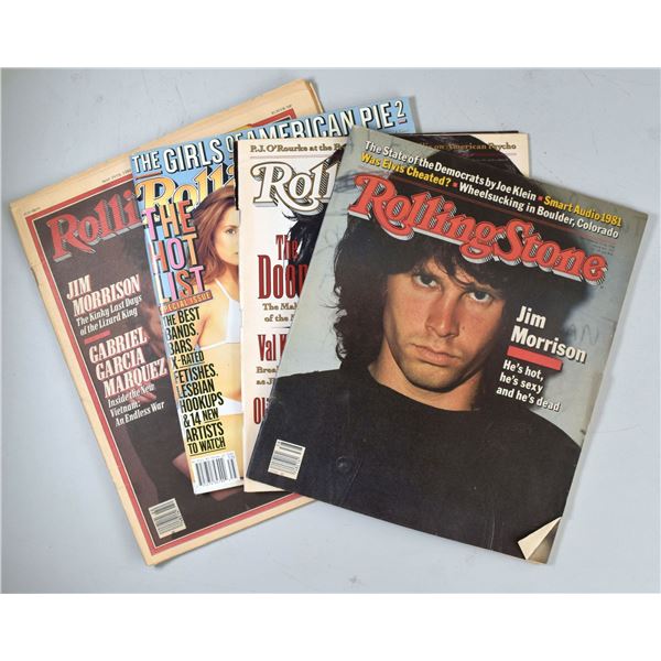 Rolling Stone Magazine featuring The Doors/Jim Morrison