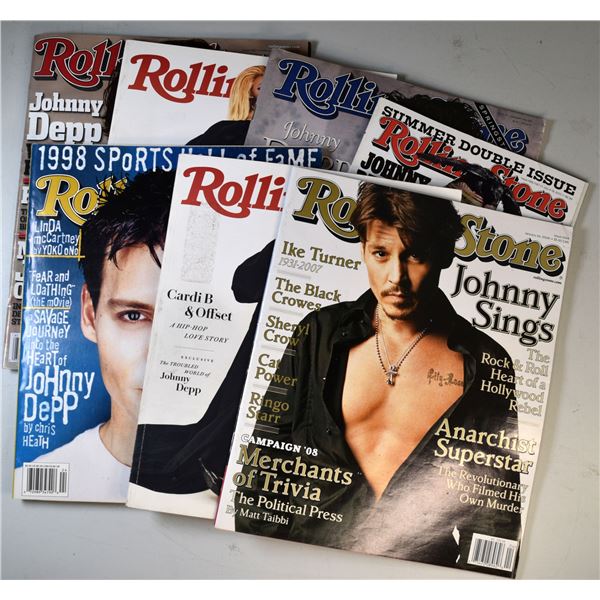 Rolling Stone Magazine featuring Johnny Depp