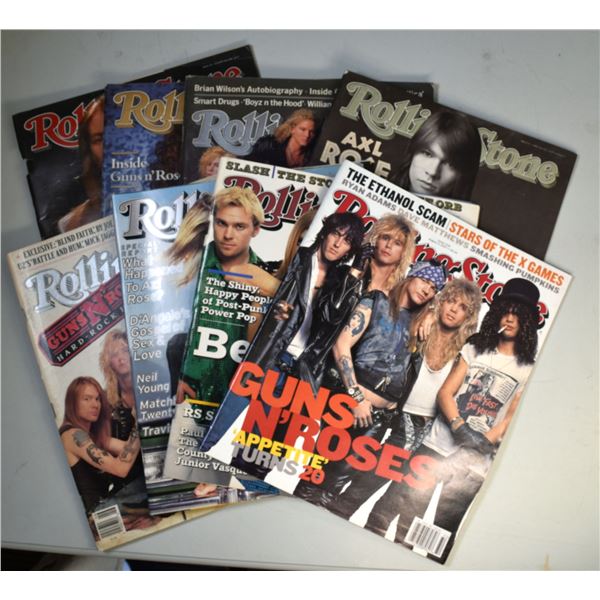 Rolling Stone Magazine featuring Guns N Roses/Axl Rose/Slash