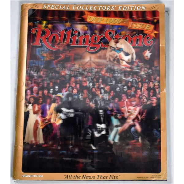 Rolling Stone Magazine featuring Special Collectors' Edition 1000th Issue Hologram Cover May 18-June