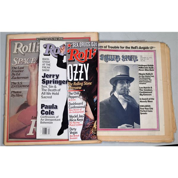 Rolling Stone Magazine featuring The Who/Keith Moon/John Entwistle