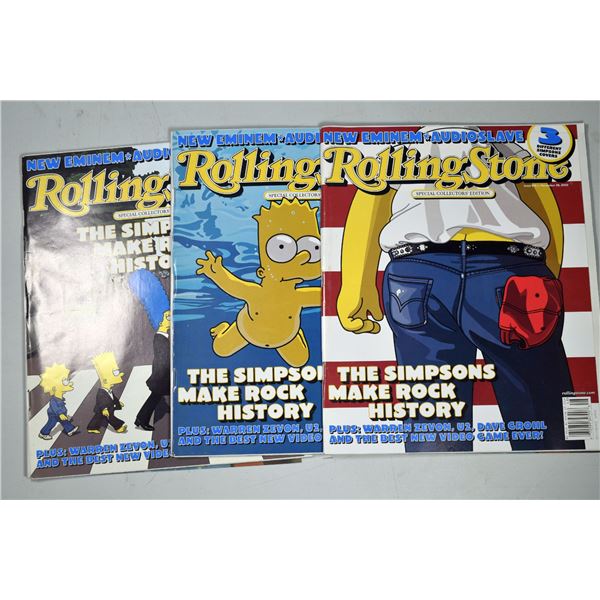 Rolling Stone Magazine featuring The Simpsons