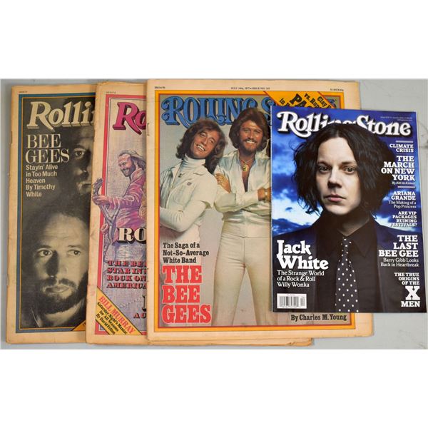 Rolling Stone Magazine featuring The Bee Gees