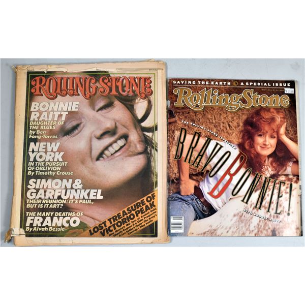 Rolling Stone Magazine featuring Bonnie Raitt