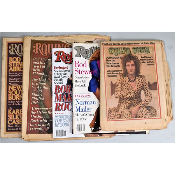 Rolling Stone Magazine featuring Rod Stewart