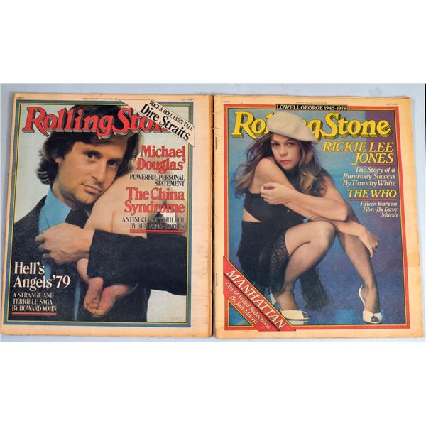 Rolling Stone Magazine from 1979 featuring Michael Douglas/Rickie Lee Jones