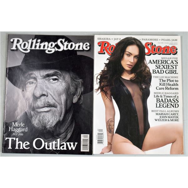Rolling Stone Magazine featuring Merle Haggard