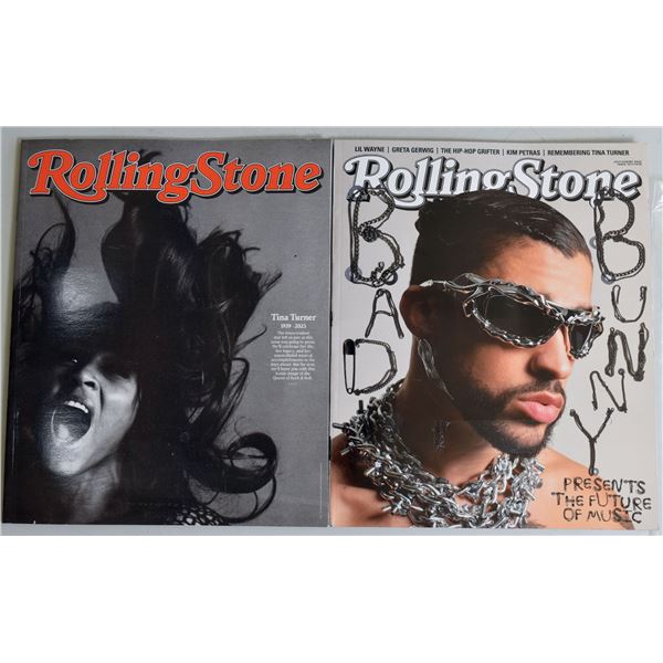 Rolling Stone Magazine featuring RIP Tina Turner