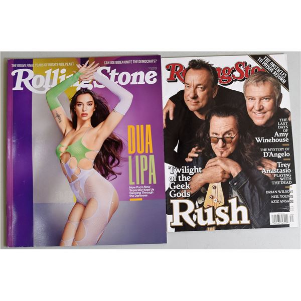 Rolling Stone Magazine featuring Rush