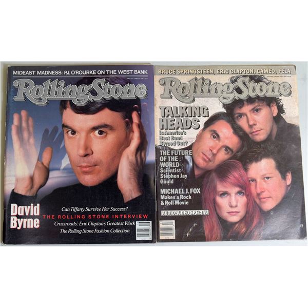 Rolling Stone Magazine featuring Talking Heads
