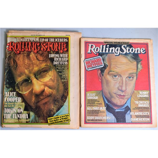 Rolling Stone Magazine featuring Richard Dreyfuss