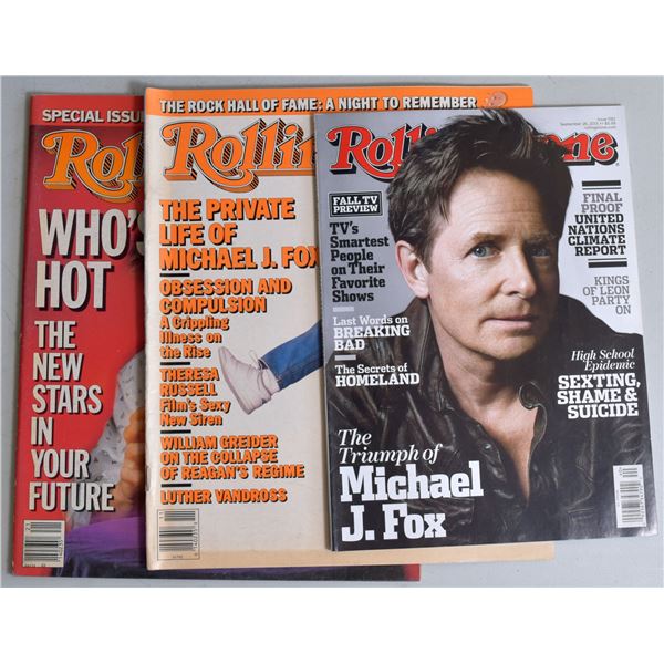 Rolling Stone Magazine featuring Michael J. Fox
