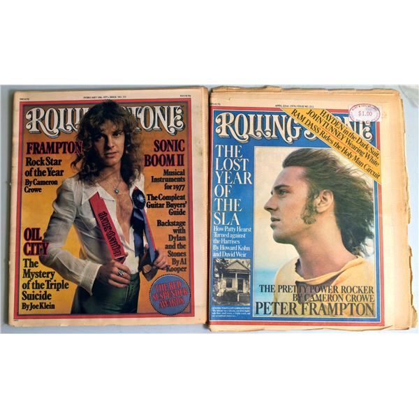 Rolling Stone Magazine featuring Peter Frampton