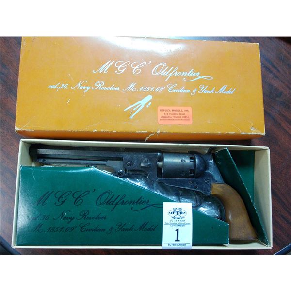 Old Frontier 36 Cal. Navy Revolver w/Box - S # 12757