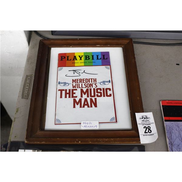 Hugh Jackman Autographed Playbill The Music Man
