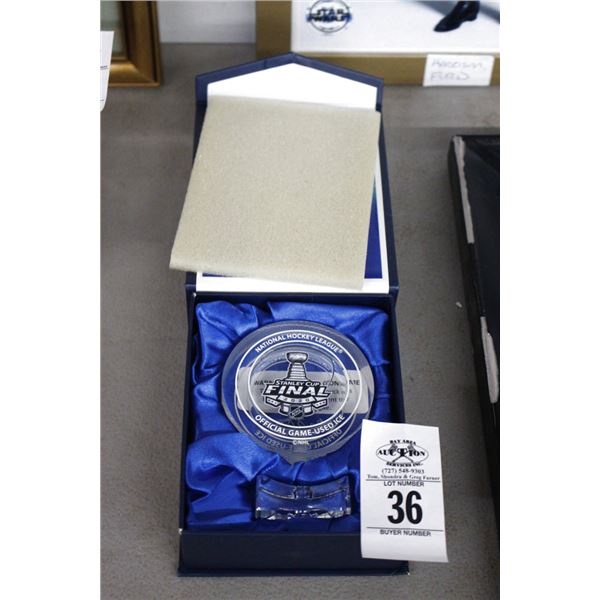 TB Lightning 2020 Stanley Cup Champions Official Game Used Ice Memorabilia