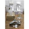 Image 1 : Ponderosa Decanter, Crystal Candlestand, Provincial Figurines, Lampshades