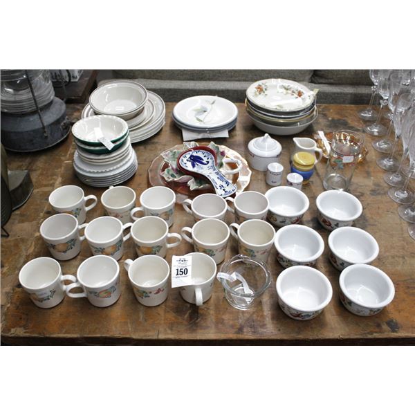 Asst. Dishes, Mugs