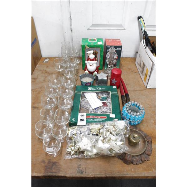 Holiday Décor, Stem Glasses