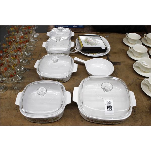 Corningware Baking Dishes, Heat Pad