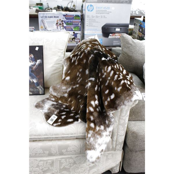 Bear Hide Style Area Rug